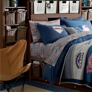 Pottery Barn PB teen MLB Full Sheet Set